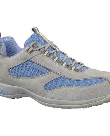 PÓŁBUTY DAMSKIE Z WELURU SKÓRZANEGO I NYLONU - S1 SRC