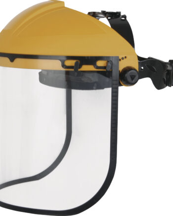 UCHWYT OSŁONY TWARZY Z BEZBARWNĄ OSŁONĄ Z POLIWĘGLANU