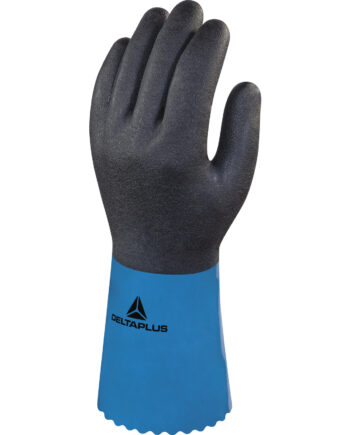 RĘKAWICA Z PVC/NITRYLOWĄ NA WKŁADZIE Z POLIAMIDU - STRONA CHWYTNA POWLEKANA PVC/NITRYLEM - 30 CM