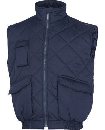 KAMIZELKA PIKOWANA Z POLIESTRU I BAWEŁNY