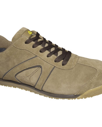 NISKIE OBUWIE Z DWOINY SKÓRZANEJ WELUR , S1P SRC