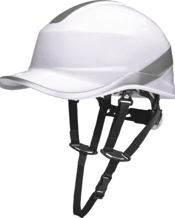 HEŁM OCHRONNY Z ABS O KSZTŚCIE CZAPECZKI BASEBALL + PASKIEM PODBRÓDKOWYM - SYSTEM REGULACJI ROTOR¨