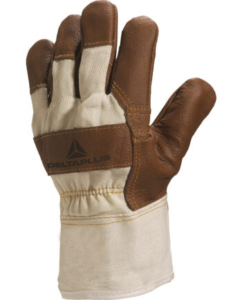 RĘKAWICA ZE SKÓRY LICOWEJ MEBLOWEJ I BIŚEGO DRELICHU