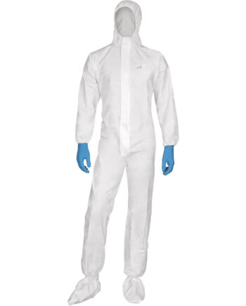 KOMBINEZON Z WŁÓKNINY Z KAPUTREM - JEDNORAZOWEGO UŻYTKU