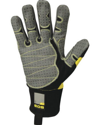 RĘKAWICE POLIAMID/PU + KROPKI - STRONA GRZBIETOWA POLIESTER/PU - STRONA GRZBIETOWA ZE WZMOCNIENIAMI