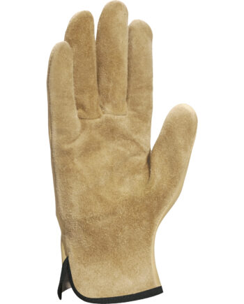 RĘKAWICA ZE SKÓRY LICOWEJ BYDLĘCEJ, WODOODPORNA, STRONA CHWYTNA ZE SKÓRY LICOWEJ ODWRÓCONEJ
