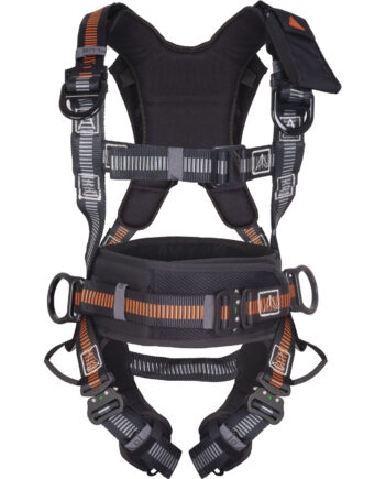 UPRZĄŻ ASEKURACYJNA Z PASEM - AUTOMATYCZNE KLAMRY - 5 PUNKTÓW MOCOWANIA