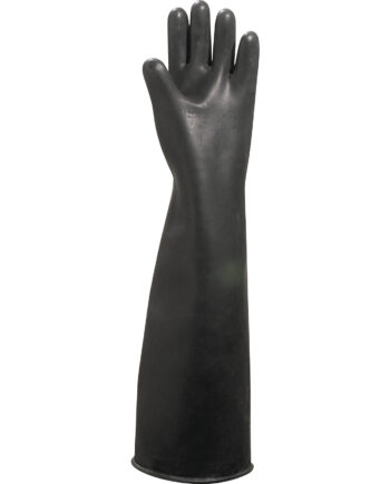 RĘKAWICA LATEKSOWA CZARNA, DŁUGOŚĆ 60 CM