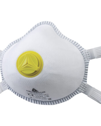 OPAKOWANIE 5 PÓŁMASEK FFP2 KSZTŚT WYPUKŁY Z ZAWOREM - PYŁ DOLOMITOWY