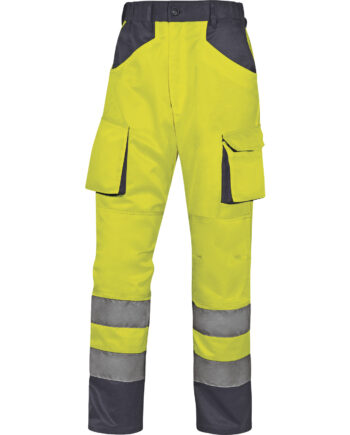 OSTRZEGAWCZE SPODNIE ROBOCZE MACH2 Z BAWEŁNY I POLIESTRU