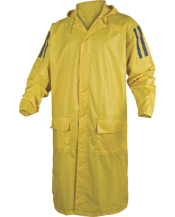PŁASZCZ PRZECIWDESZCZOWY Z POLIESTRU POWLEKANEGO PVC