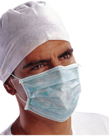 MASKA TYPU MEDYCZNEGO BIAŁA ELASTYCZNY PASEK