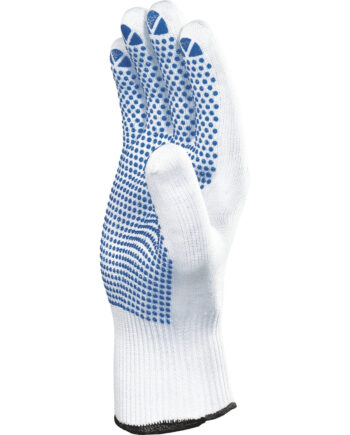 RĘKAWICA DZIANA Z POLIAMIDU 100% - KROPKI PVC NA 1 STRONIE - ŚCIEG 13