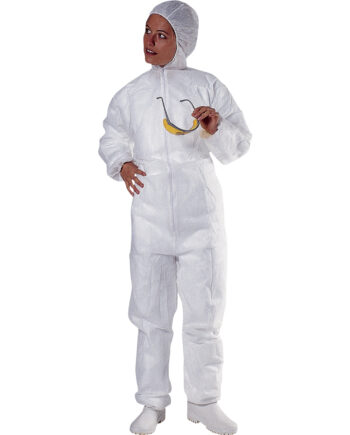 KOMBINEZON Z POLIPROPYLENU Z KAPTUREM, BIŚY