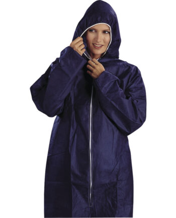 KOMBINEZON Z KAPTUREM Z POLIPROPYLENU, NIEBIESKI