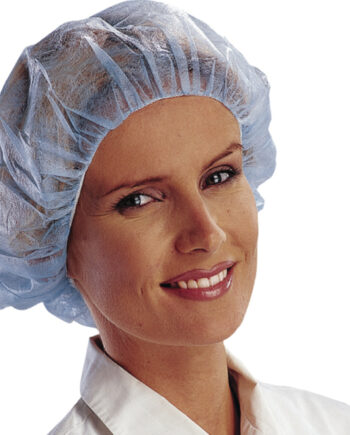 CZEPEK OKRĄGŁY Z POLIPROPYLENU, NIEBIESKI