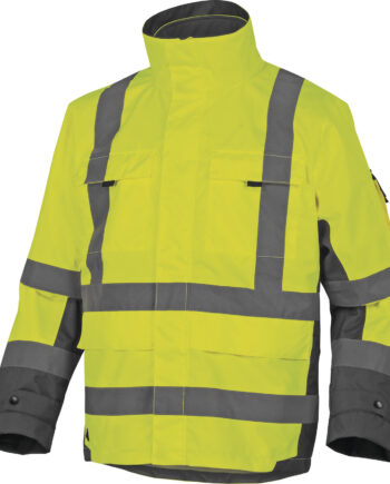 ODBLASKOWA KURTKA 4 W 1 POLIESTER OXFORD POWLEKANA PU