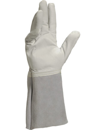 RĘKAWICE SPAWALNICZE ZE SKÓRY / MANKIET 15 cm