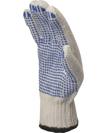 RĘKAWICA DZIANA Z POLIBAWEŁNA - KROPKAMI Z PVC