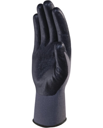 RĘKAWICA DZIANA Z POLIESTRU - STRONA CHWYTNA Z PIANKĄ NITRYLOWĄ