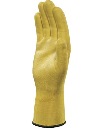 RĘKAWICA DZIANA Z WŁÓKNA DELTANOCUT , STRONA CHWYTNA POWLEKANA PU