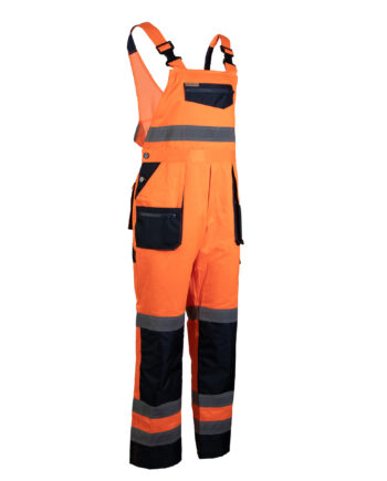 SPODNIE OGRODNICZKI WSTAWKA GRANAT KAT.II KL. 2