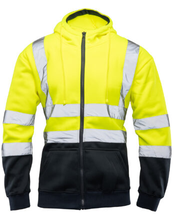 BLUZA DRESOWA WSTAWKA GRANAT ODBLASKOWA KAT. II BF014