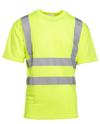 KOSZULKA Z PASAMI ODBLASKOWYMI KAT.II KL.2 BF009