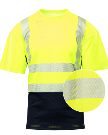 T-SHIRT SIATKA TRANSFER BF-017-Y ŻÓŁTY