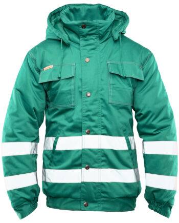 BRIXTON SNOW KURTKA OCIEPLANA ZIELEŃ / PASY ODBLASK