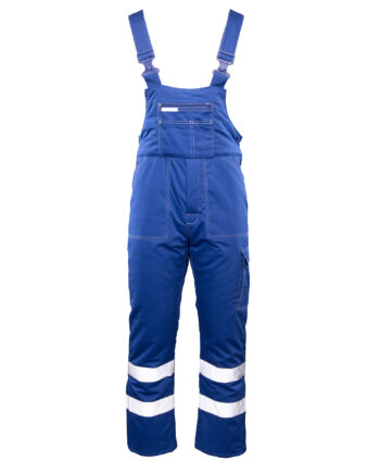 BRIXTON SNOW OGRODNICZKI OCIEPLANE NIEBIESKI / PASY ODBLASK