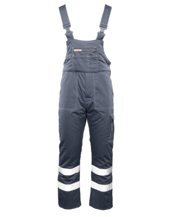 BRIXTON SNOW OGRODNICZKI OCIEPLANE STAL / PASY ODBLASK