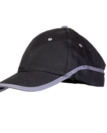 CZAPKA BASEBALL CZARNO-STALOWA