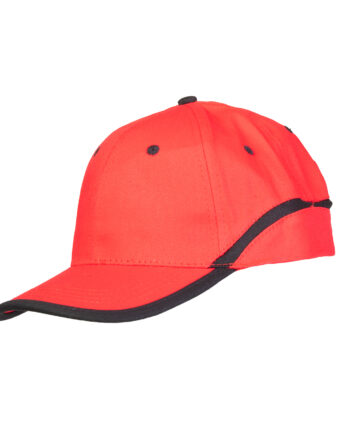 CZAPKA BASEBALL CZERWONO-CZARNA