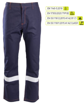 SPODNIE DO PASA ODBLASK KAT.II