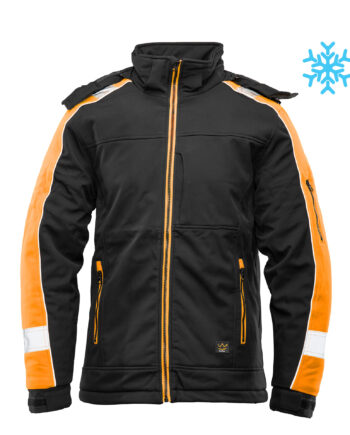 OCIEPLANY SOFTSHELL RIVAL POMARAŃCZOWY