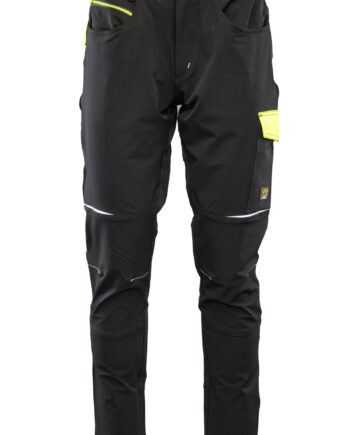 RIVAL SPODNIE SOFTSHELL CZARNY/ŻÓŁTY