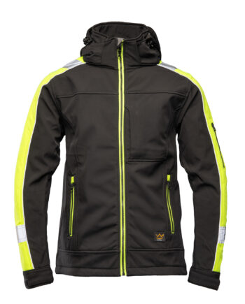 RIVAL SOFTSHELL RIVAL CZARNY/ŻÓŁĆ