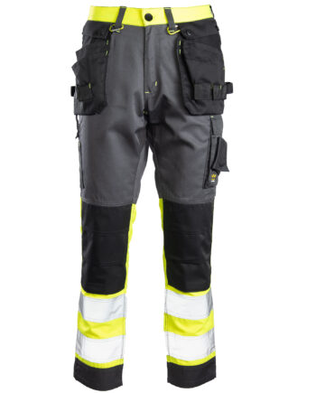 SPODNIE DO PASA FLASH STALOWO/ŻÓŁTY KAT. II SKF01Y