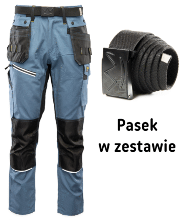 SPODNIE DO PASA PRO NIEBIESKIE