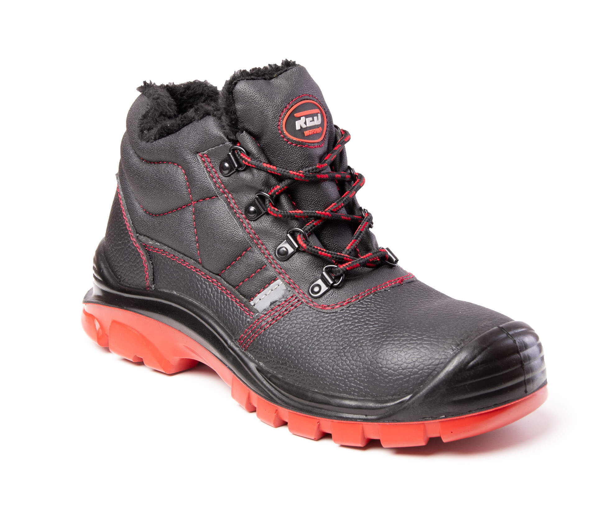 TRZEWIK OCIEPLANY CZERWONY S3 SRC