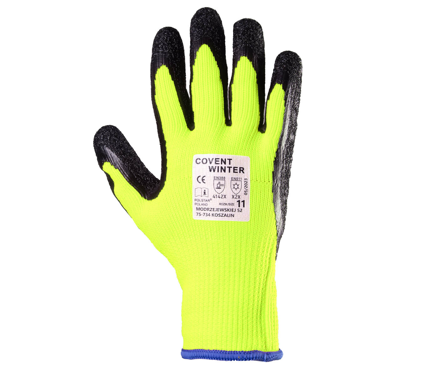 RĘKAWICE COVENT WINTER Kat. II ŻÓŁTY