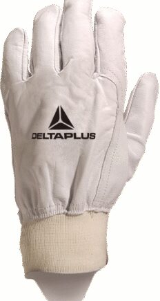 RĘKAWICA ZE SKÓRY LICOWEJ KOZIEJ Z ELASTYCZNYM ŚCIĄGACZEM W NADGARSTKU