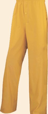 SPODNIE PRZECIWDESZCZOWE Z POLIESTRU POWLEKANEGO NA ZEWNĄTRZ POLIURETANEM