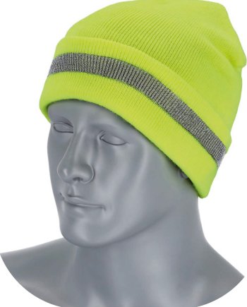 Czapka odblaskowa FLUO - Żółty