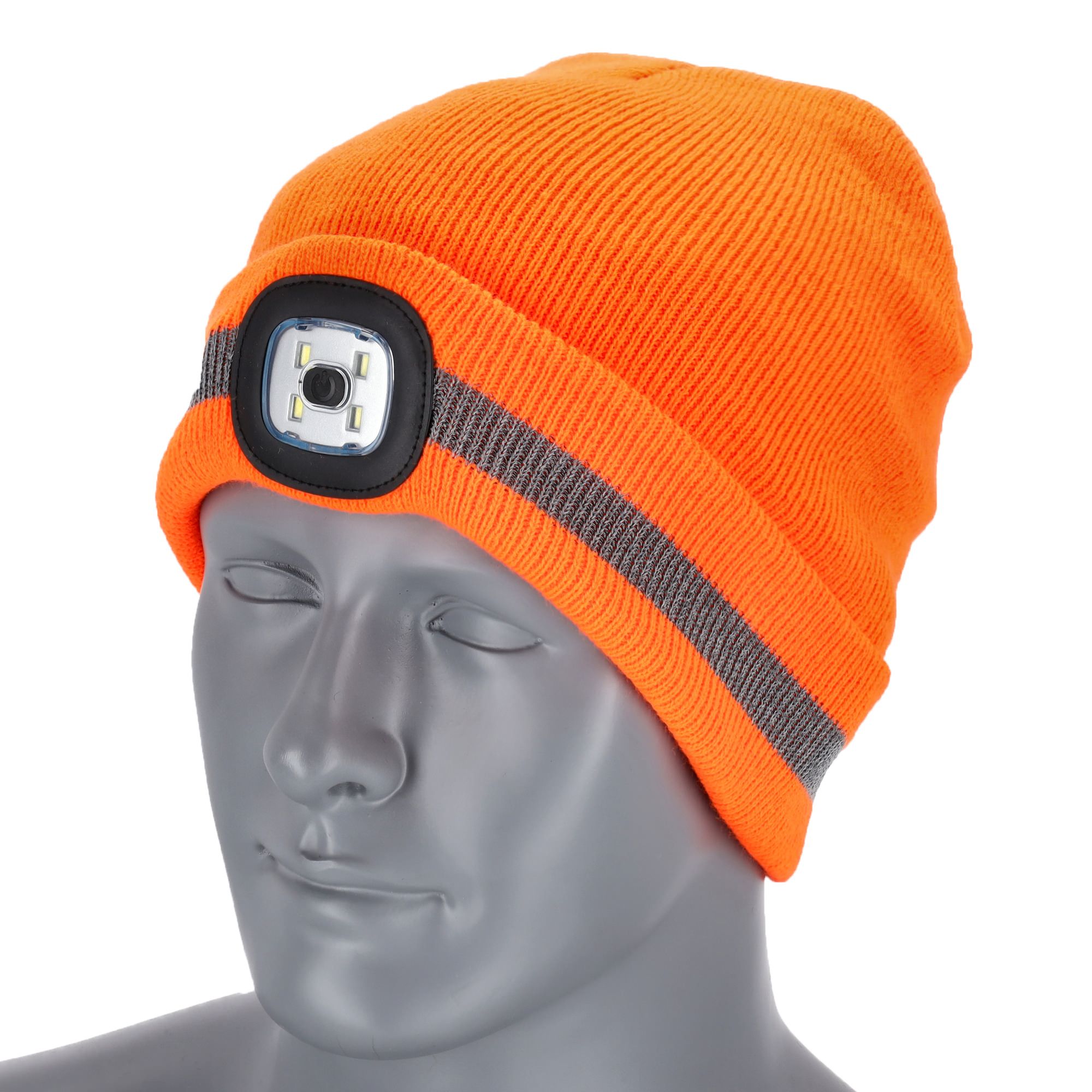 Czapka odblaskowa FLUO - Pomarańczowy