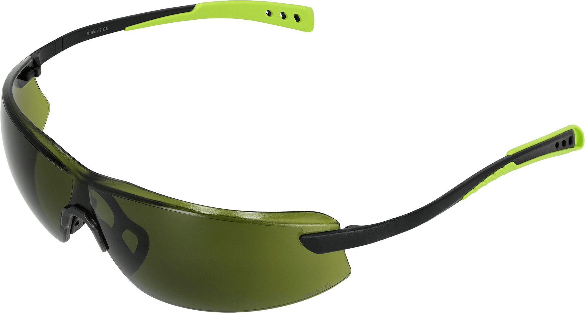 Okulary przeciwodpryskowe ULTRA LIGHT zielone