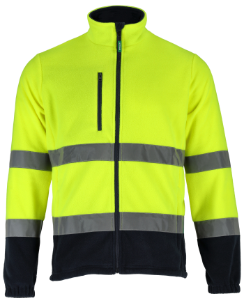 Bluza polarowa ostrzegawcza BASIC NEON